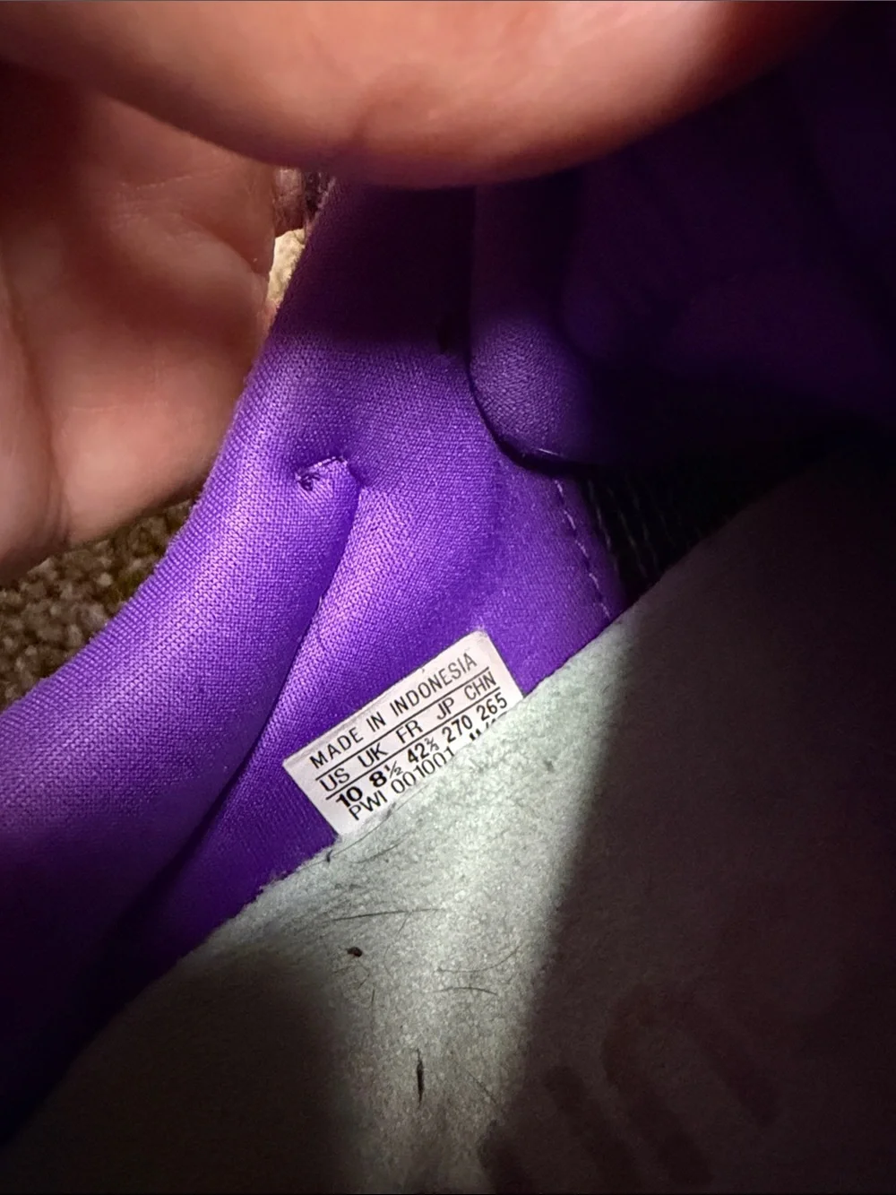 adidas Women's Purple Running Shoes with Mint Accents